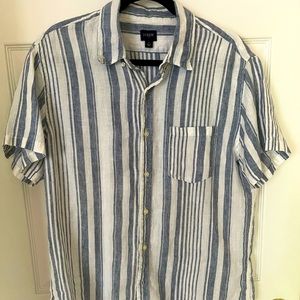 J. Crew Linen Short Sleeve (L)